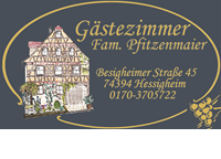 Logo Gästezimmer Pfitzenmaier